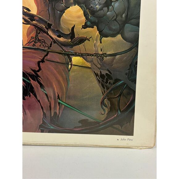 Vintage 1973 John Pitre Erotica Original Signed Poster USA 35.5x25.5in - Picture 4 of 7